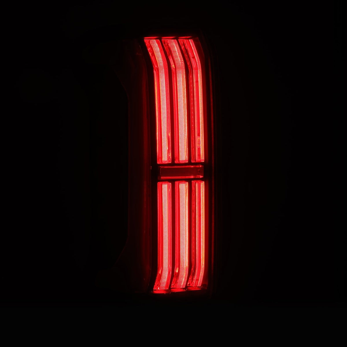 AlphaRex NOVA-Series Prismatic LED Tail Lights for Toyota Tacoma - Black Smoke