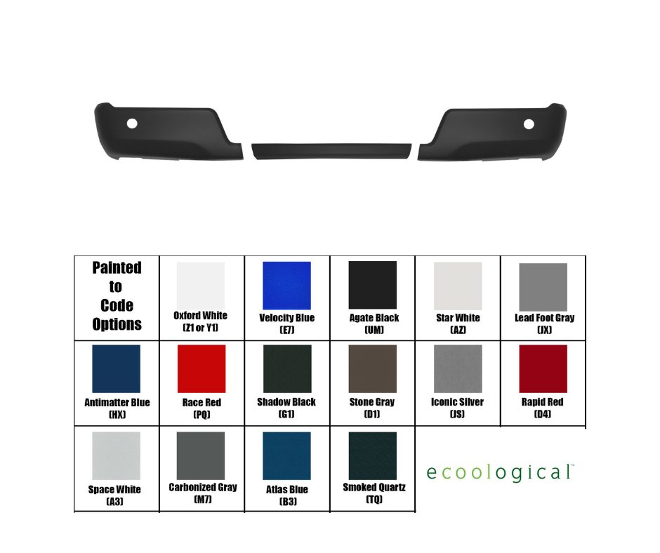 2024-2026 Ford F150 Rear Bumper Overlays