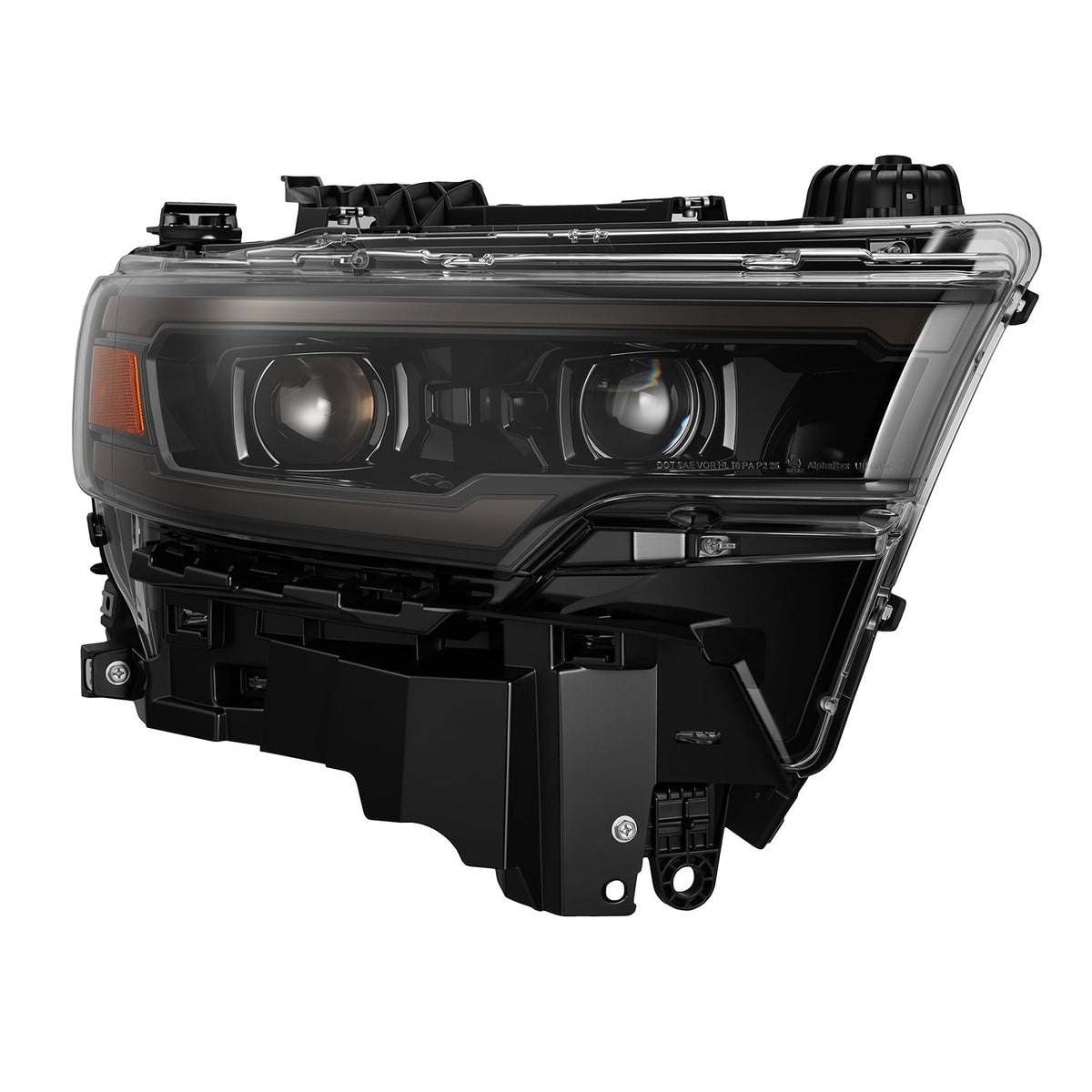 AlphaRex LUXX-Series LED Projector Headlights for Ram 1500 - Alpha-Black