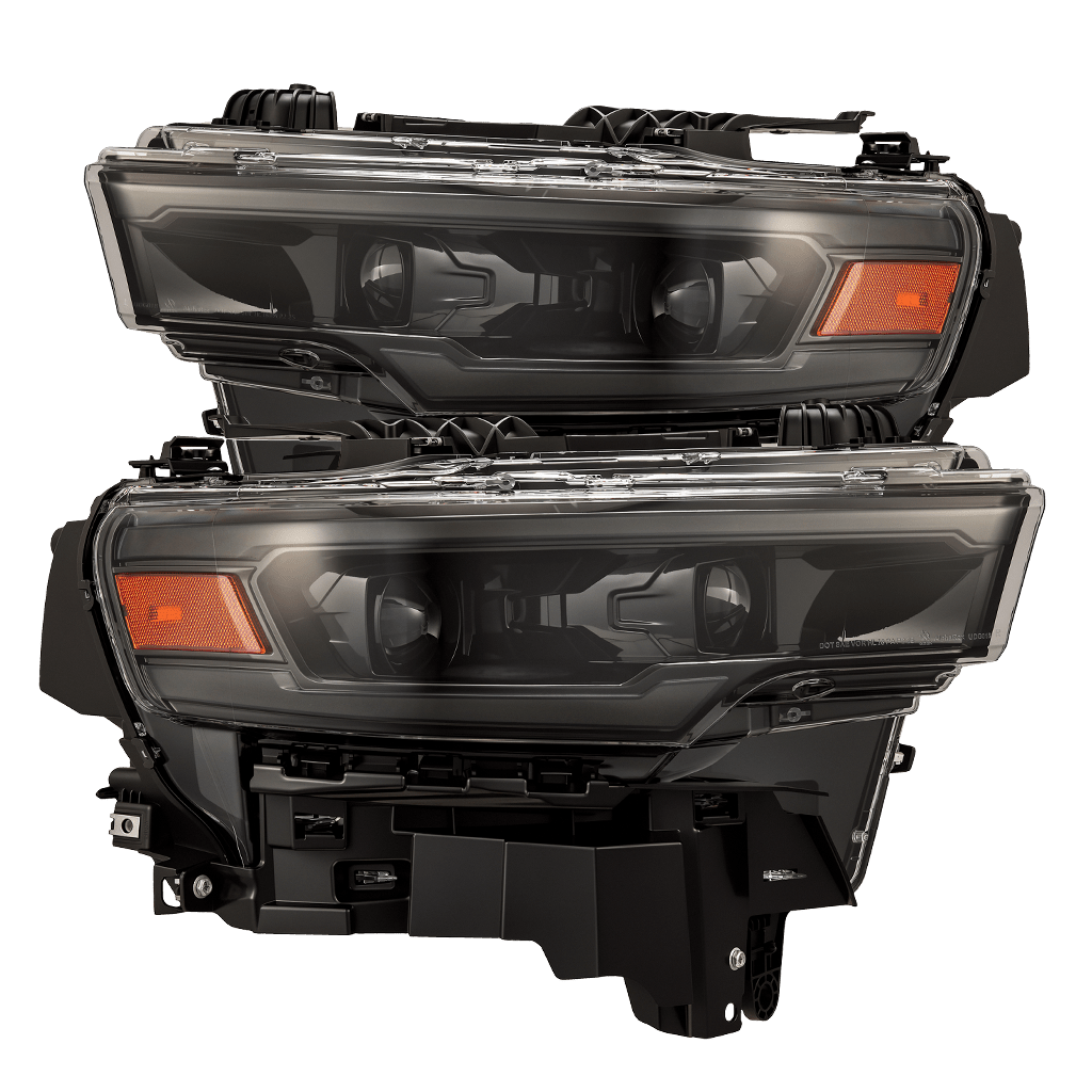 AlphaRex LUXX-Series LED Projector Headlights for Ram 1500 - Alpha-Black