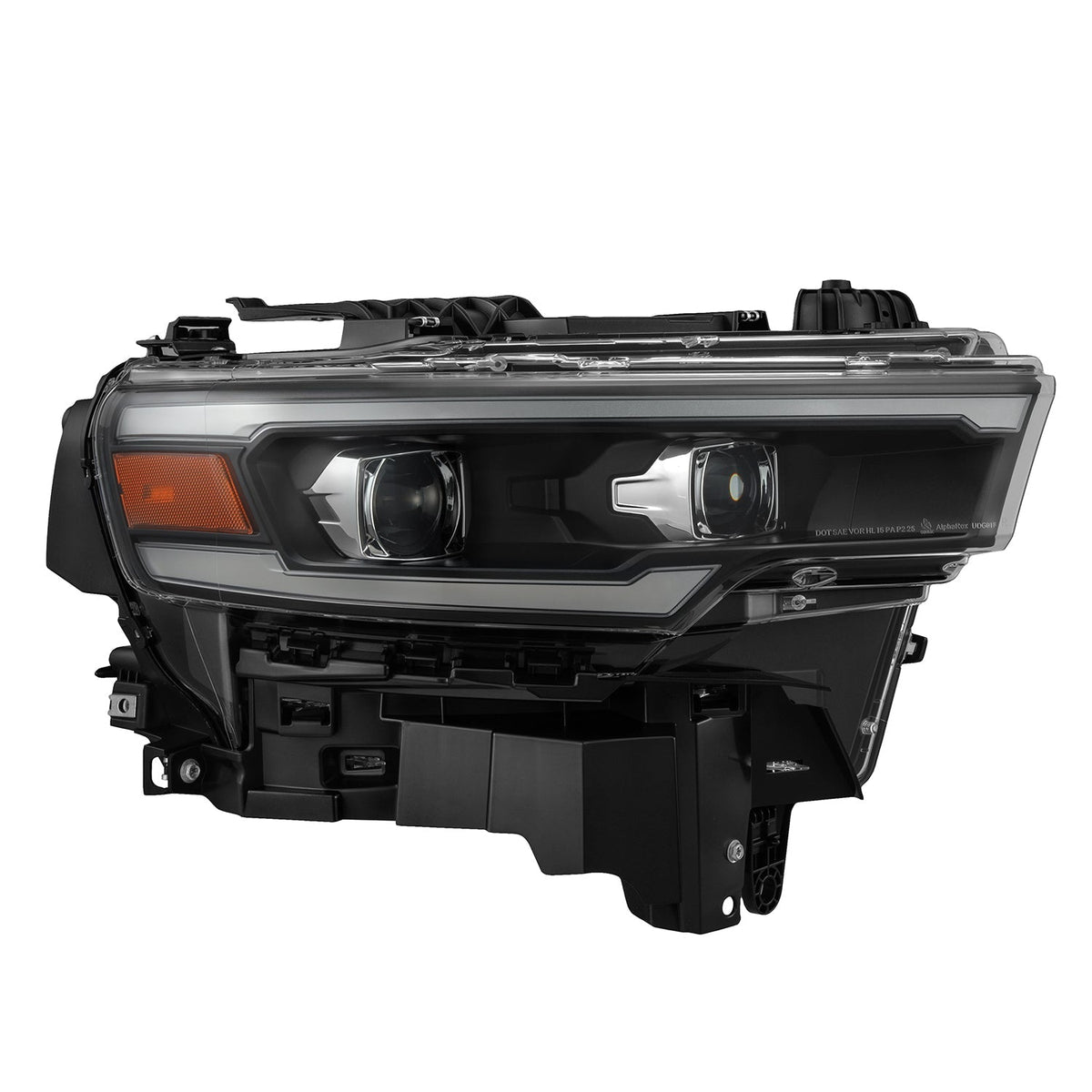 AlphaRex LUXX-Series LED Projector Headlights for Ram 1500 - Black