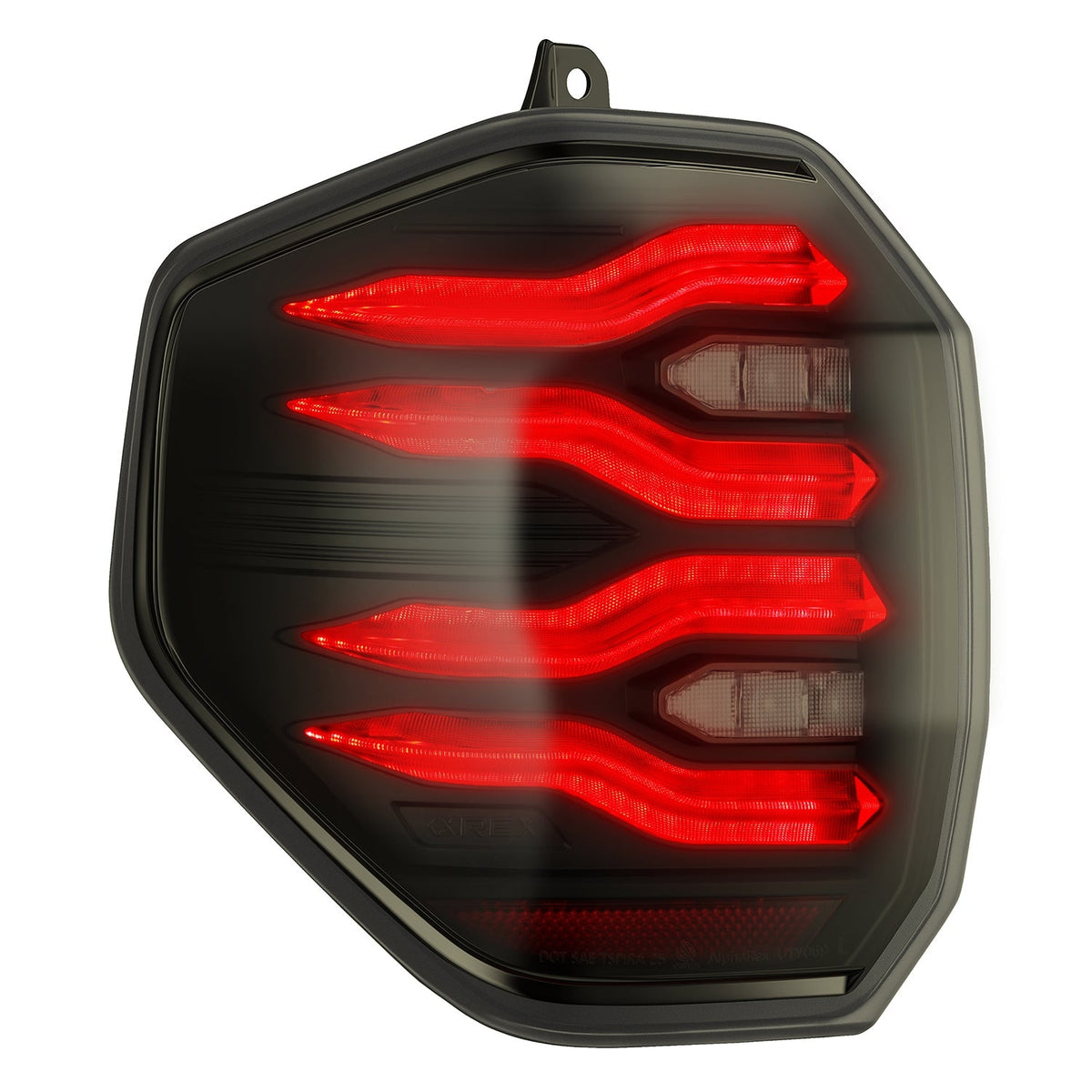 AlphaRex LUXX-Series LED Tail Lights for Toyota 4Runner - Black Smoke