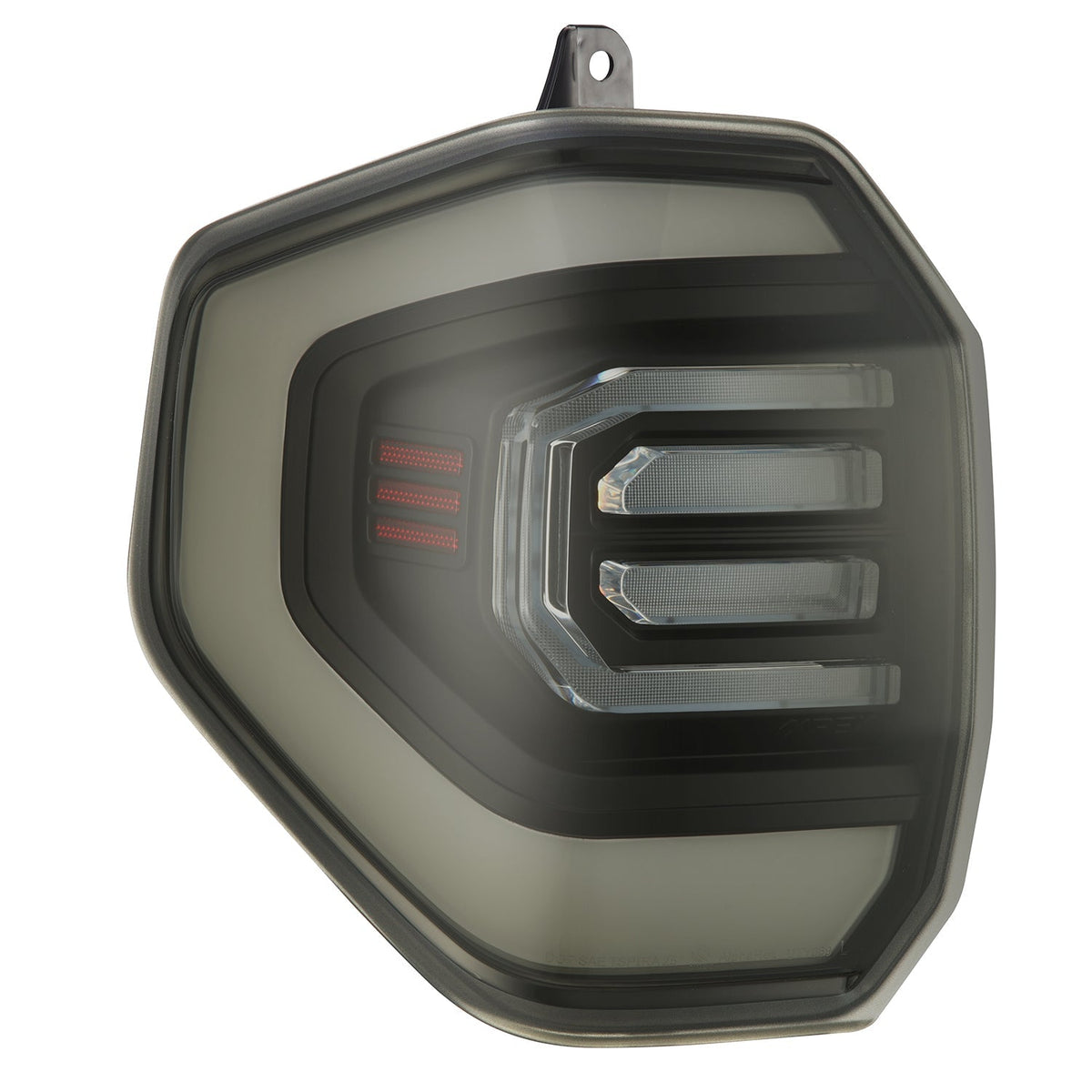 AlphaRex NOVA-Series Prismatic LED Tail Lights for Toyota 4Runner - Black Smoke