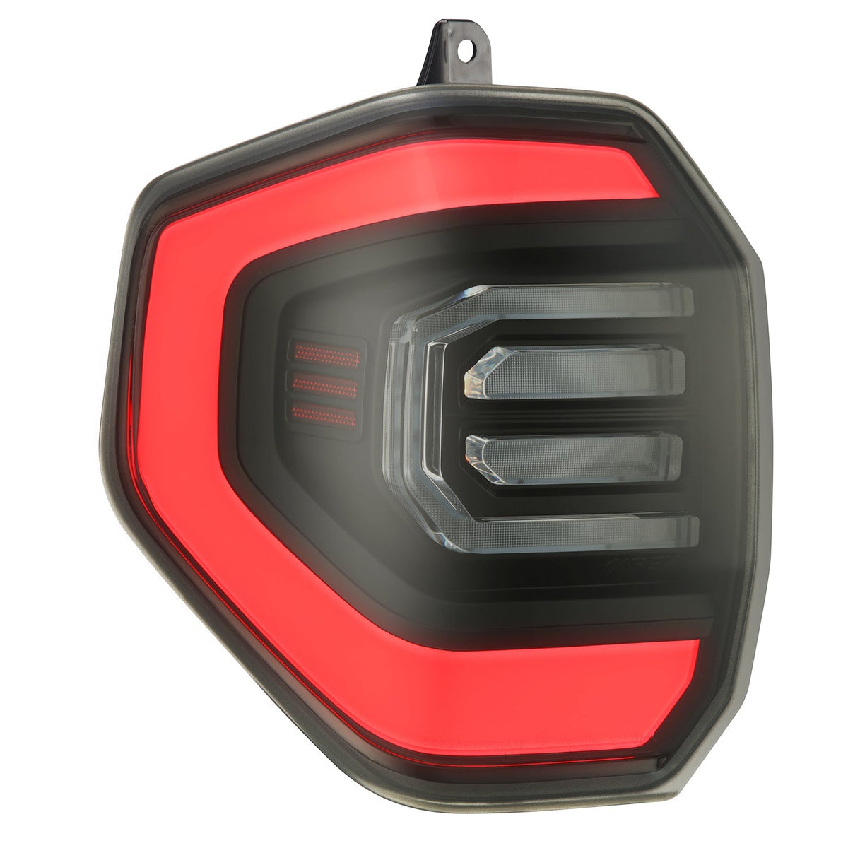 AlphaRex NOVA-Series Prismatic LED Tail Lights for Toyota 4Runner - Black Smoke