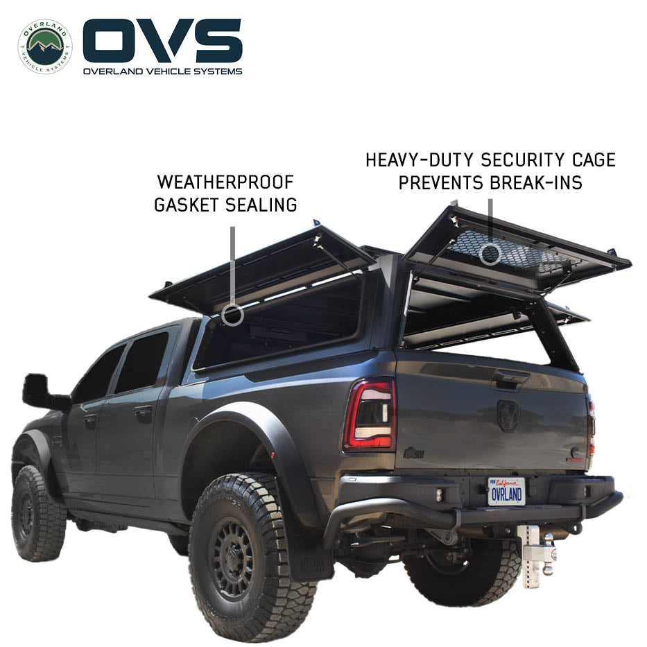 Overland Vehicle Systems Expedition PRO truck cap for 2009-2027 RAM 2500/3500 - view 3