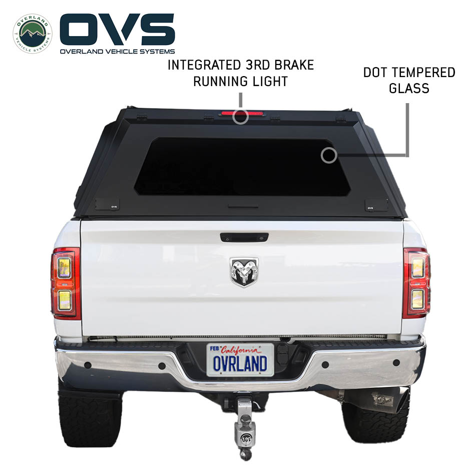Overland Vehicle Systems Expedition PRO truck cap for 2009-2027 RAM 2500/3500 - view 5