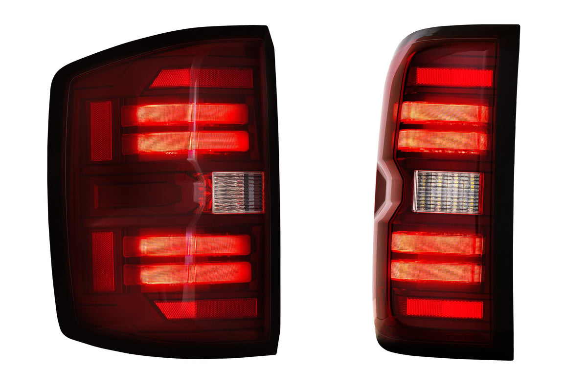 Morimoto XB LED red tail lights for 2014-2018 Chevy Silverado 1500