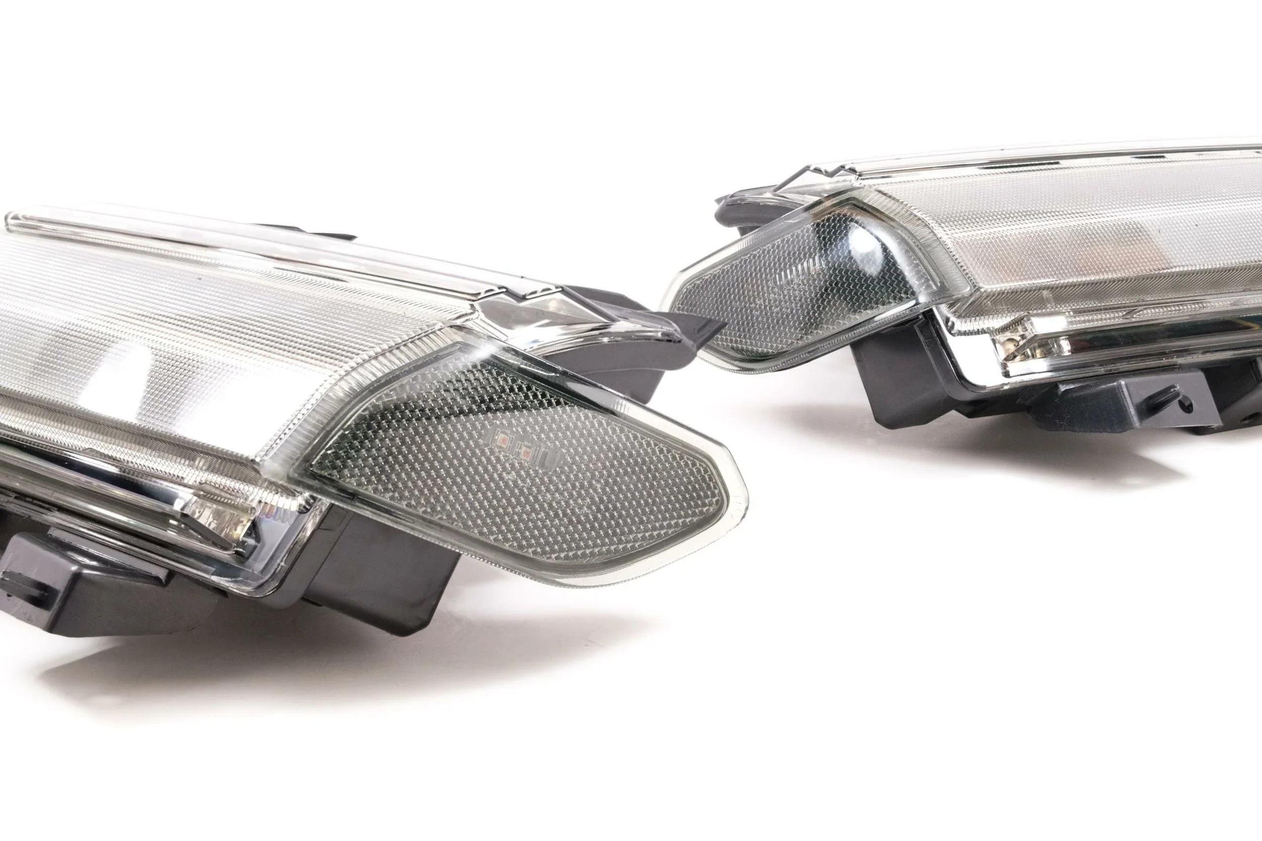 Pair of Morimoto XB LED side markers for Jeep Wrangler JL on white background