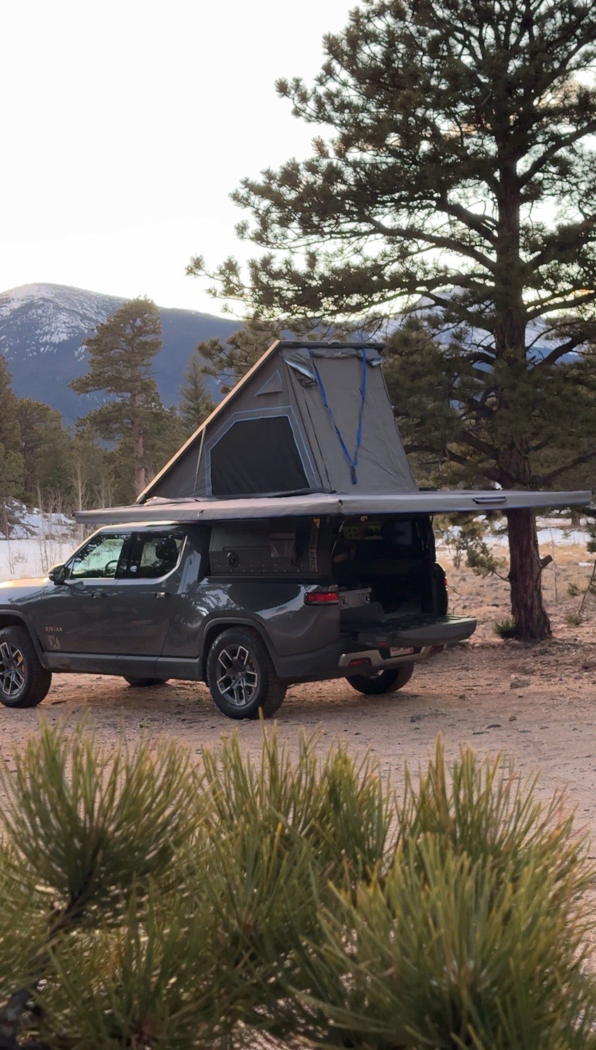 Dirtbox Overland Freestanding 270 Degree Awning for trucks, universal fit