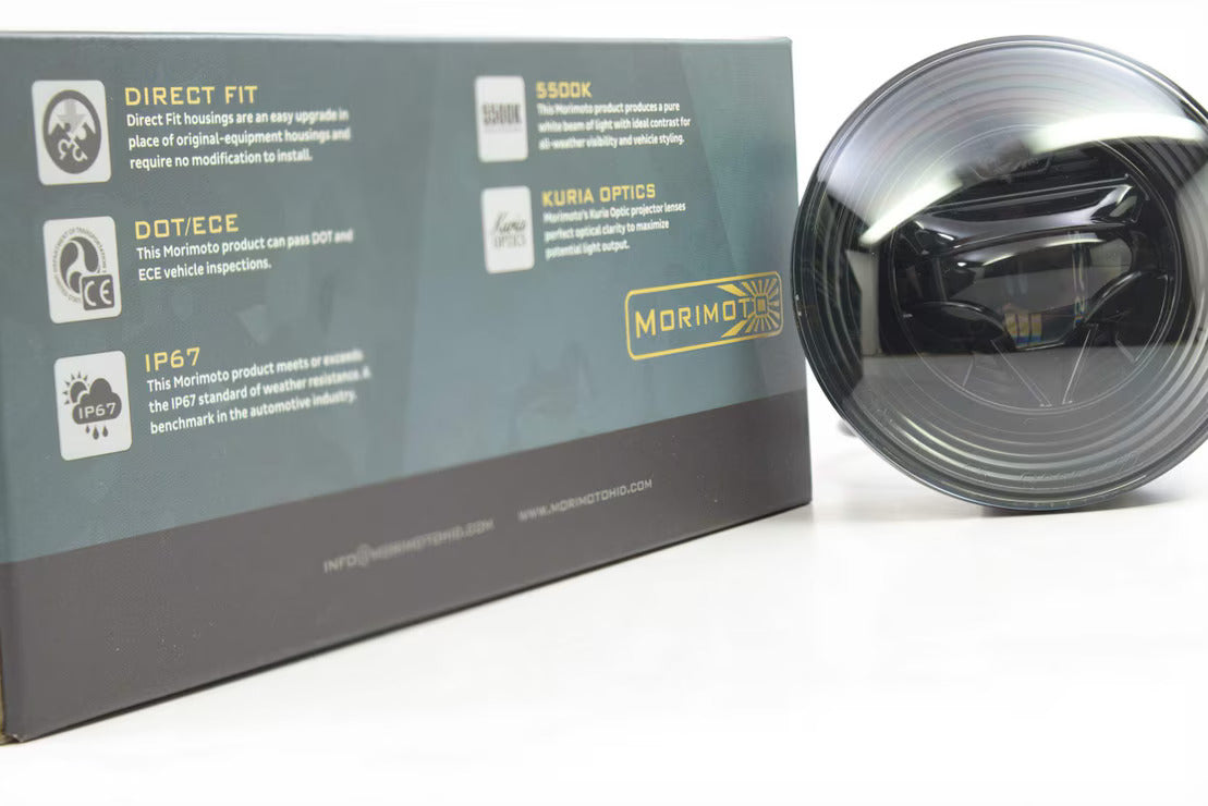 Luces antiniebla LED Morimoto para Jeep Wrangler JL (2018+) / Jeep Gladiator JT (2020+) XB