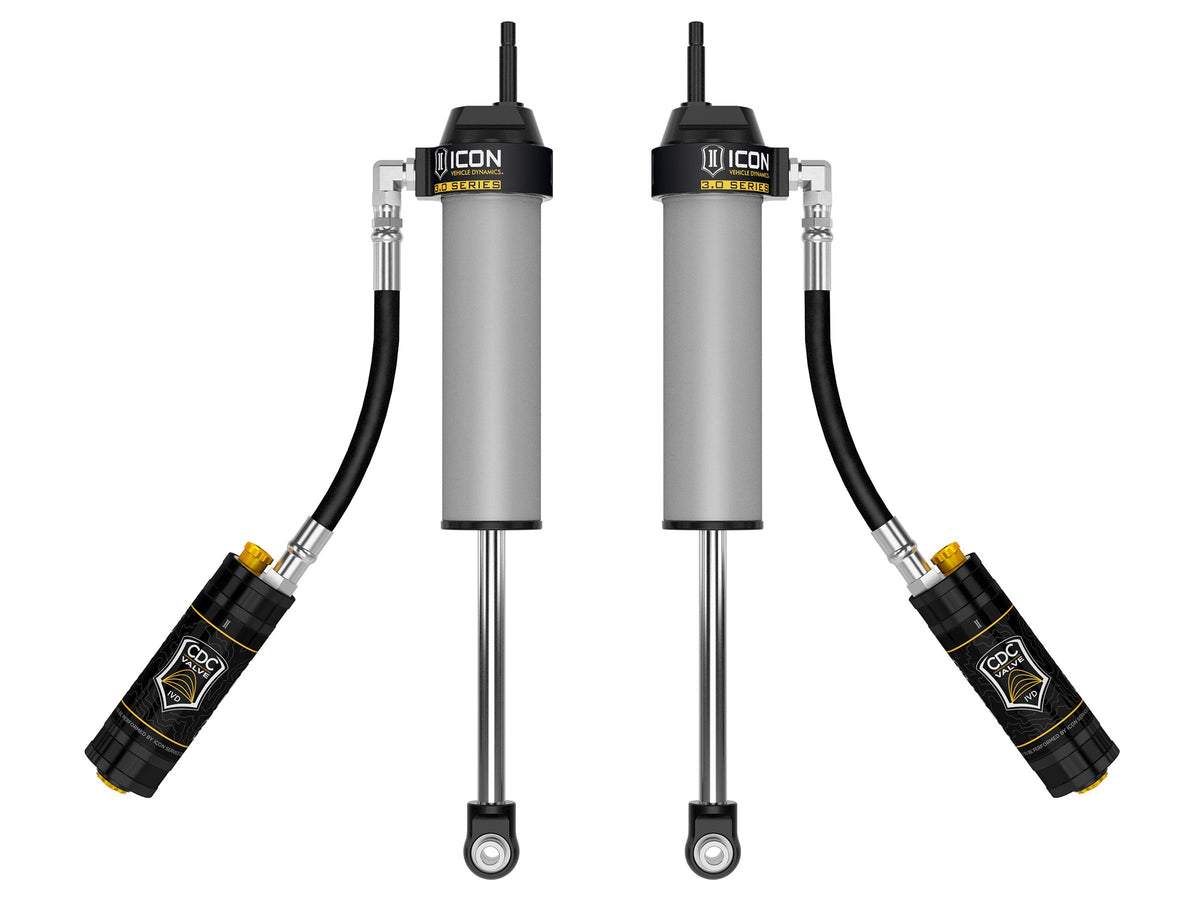 ICON V.S. 3.0 front shocks with CDCV for 2005-2026 Ford Super Duty