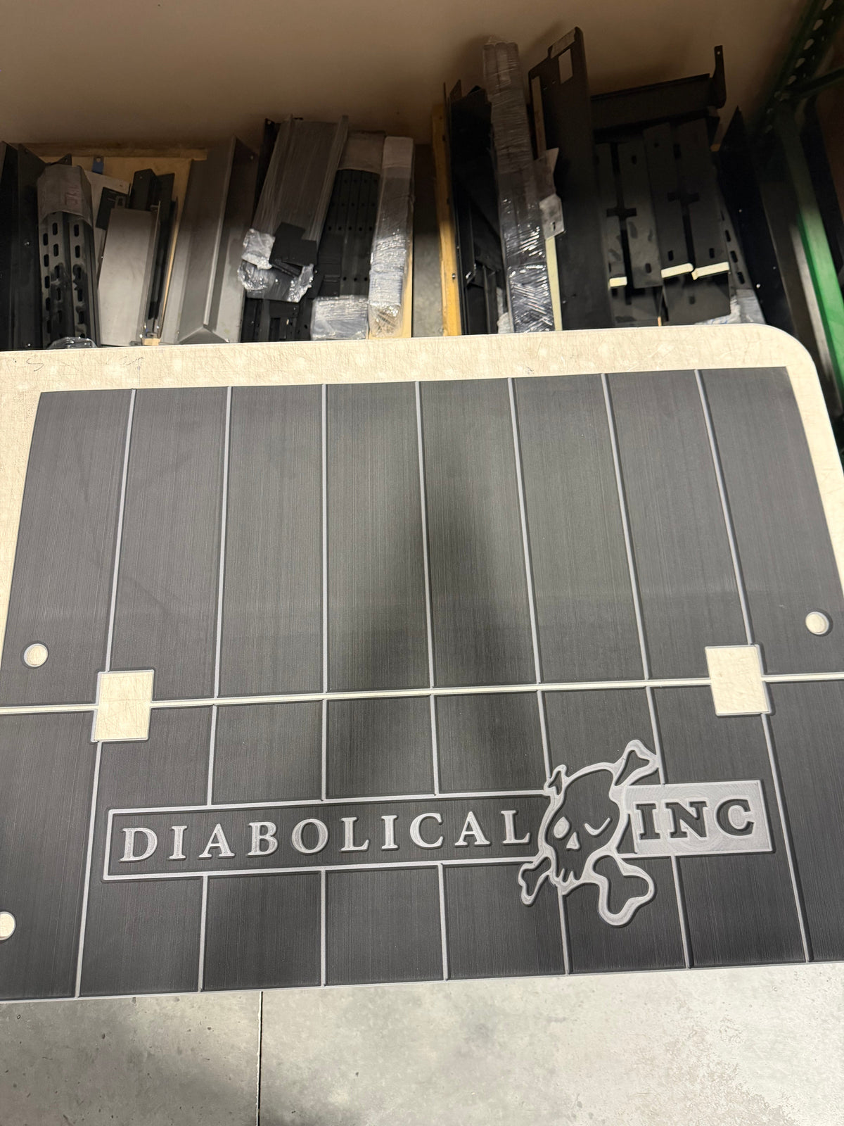 Diabolical Inc marine deck foam pads in a Ford Bronco