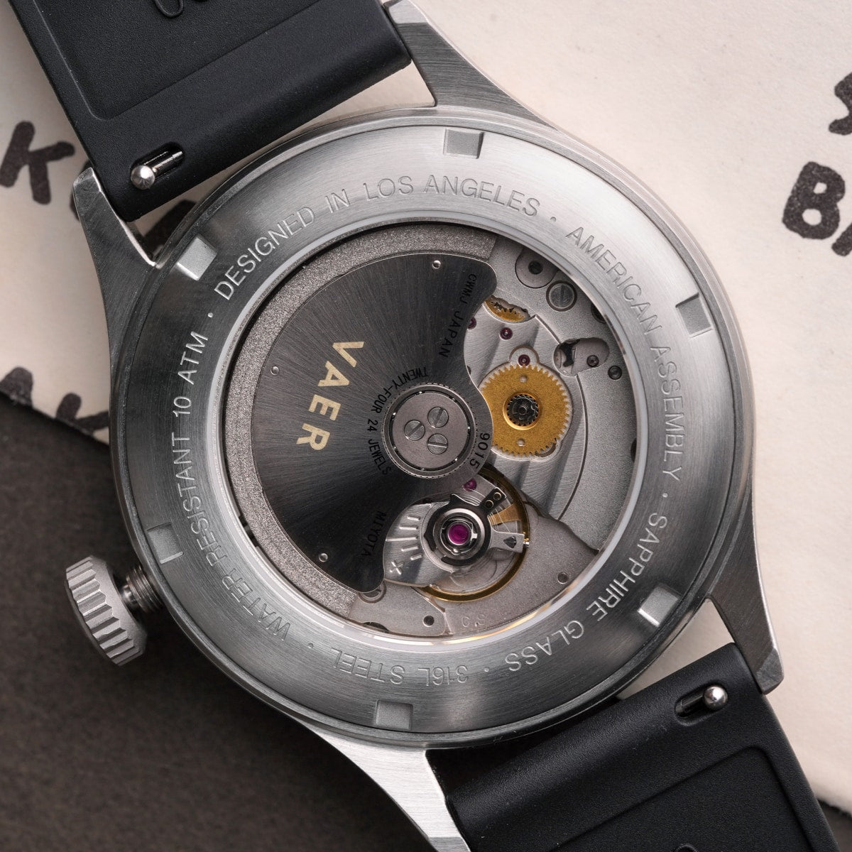 VAER A5 Field Black Watch - USA Auto 40mm