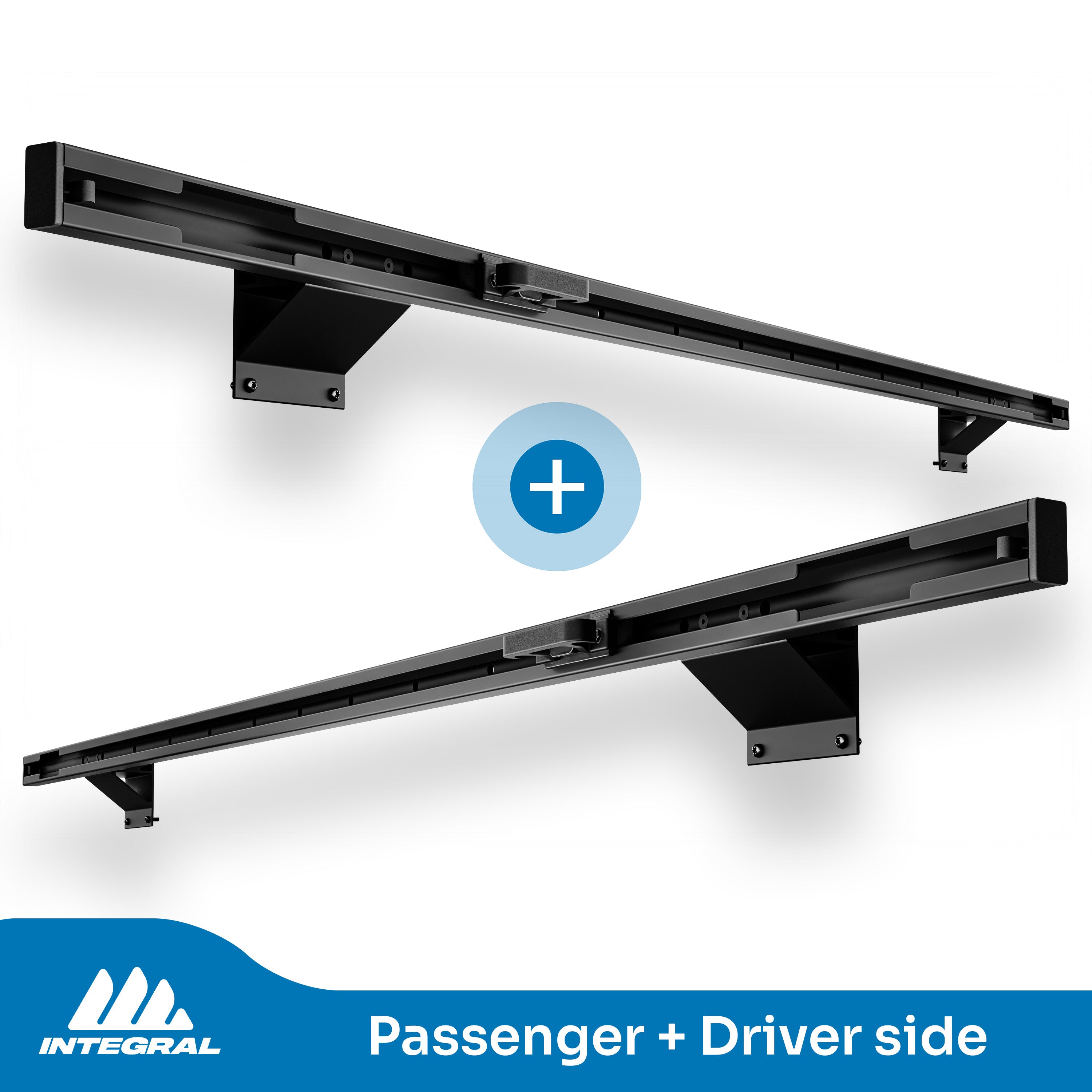 Integral Truck Rails + Tie-down Cleats - Ford Super Duty 2017+