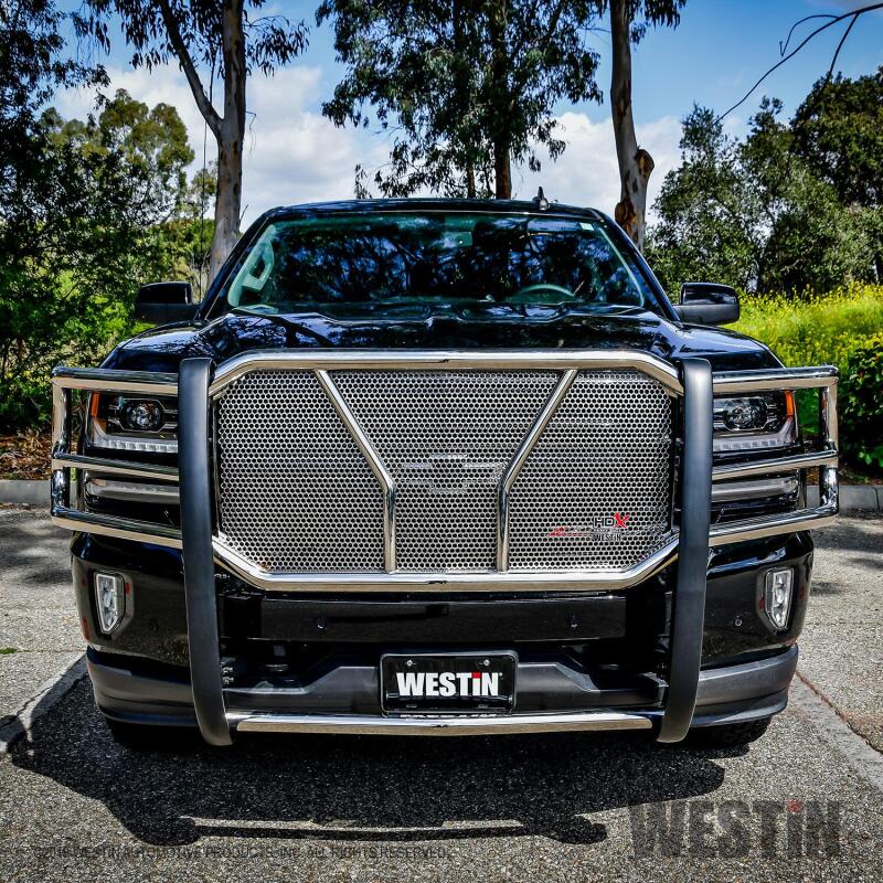 Westin HDX Grille Guard, fits Chevy Silverado 1500