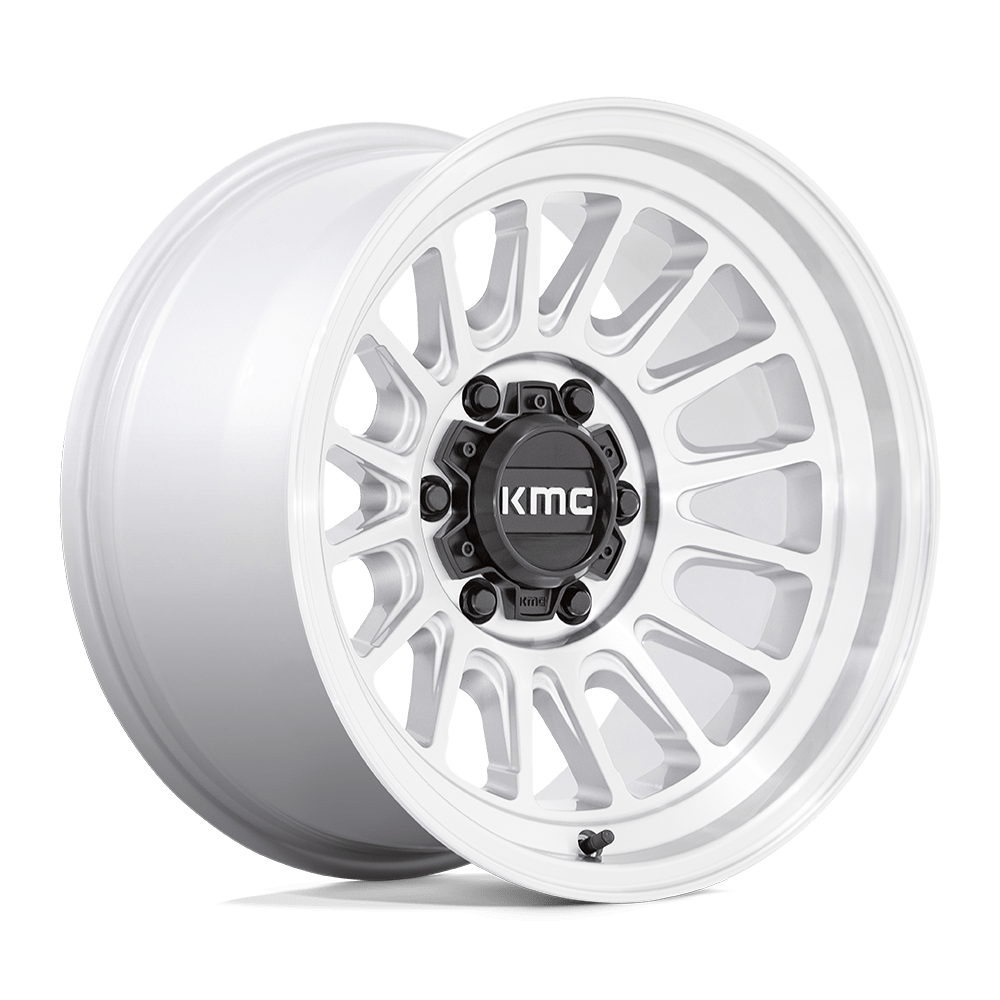 KMC KM724 Impact OL wheel in Silver Machined, universal fit