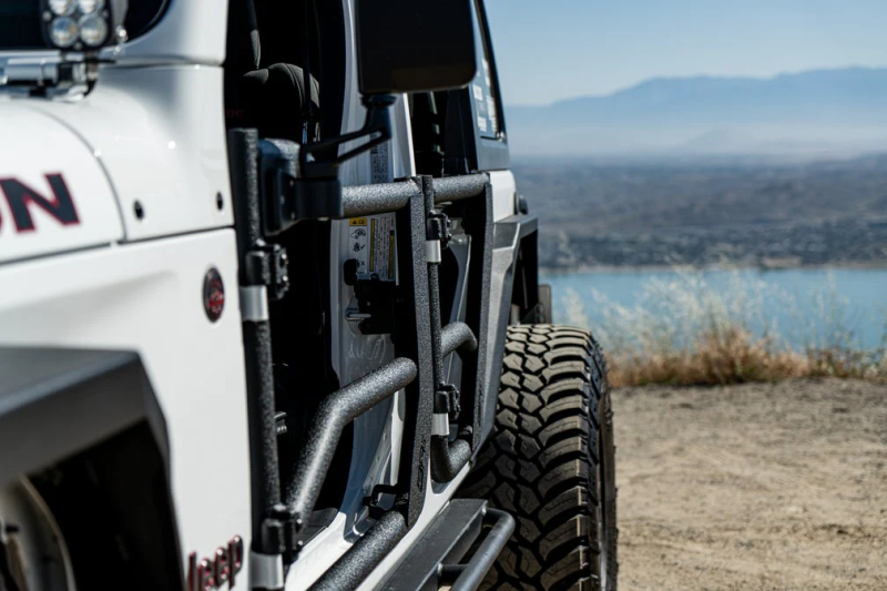 Body Armor 4x4 Tube Doors, Front Pair, fits Jeep Wrangler