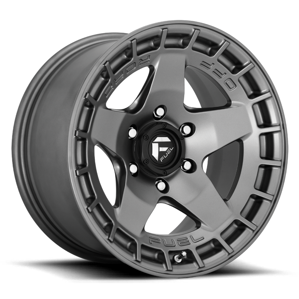 Fuel Warp D733 Matte Gunmetal wheel, universal fit