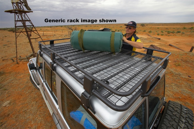 ARB Steel Roof Rack with Mesh Floor, 70 x 44 in. (1790 x 1120 mm), fits Toyota 4Runner