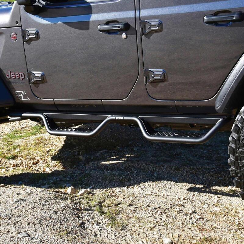 Westin Outlaw Drop Nerf Step Bars, Unlimited 4-Door, fits Jeep Wrangler
