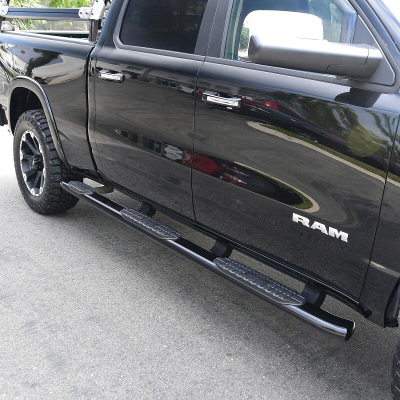 Westin PRO TRAXX 5 Oval Wheel-to-Wheel Nerf Step Bars, Crew Cab, 5 ft. 7 in. Bed, fits Ram 1500