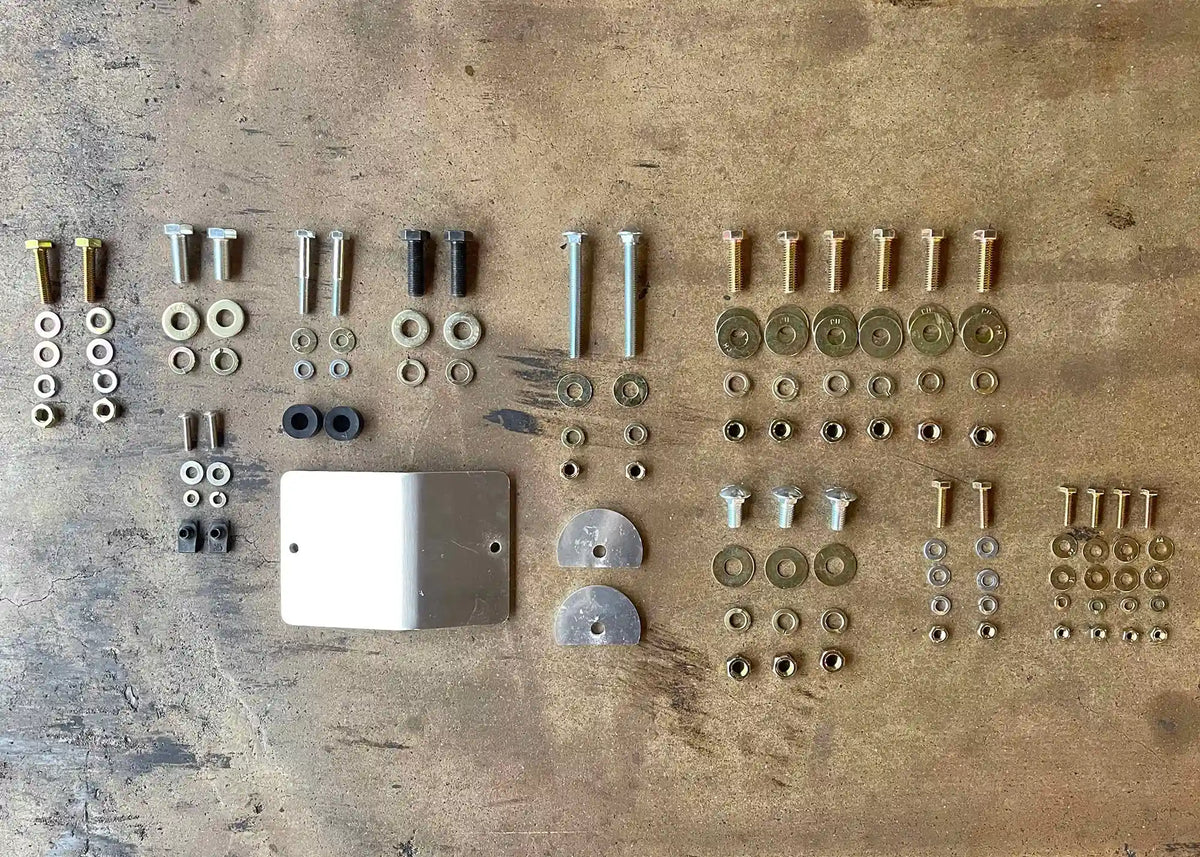 2nd-3rd-gen-toyota-tacoma-full-skid-plate-kit-hardware - NVMOS