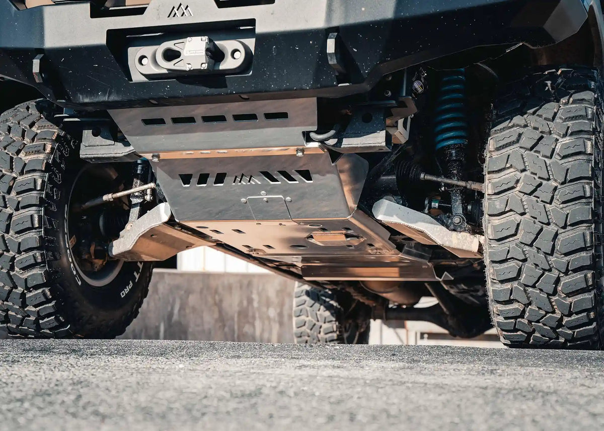 2nd-3rd-gen-toyota-tacoma-full-skid-plate-kit-installed - NVMOS