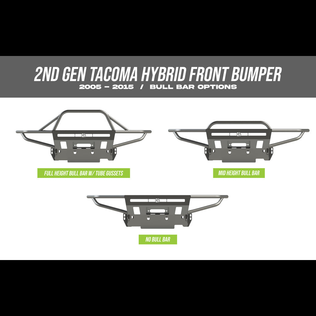 C4 Fabrication Tacoma Hybrid Front Bumper / 2nd Gen / 2005-2011