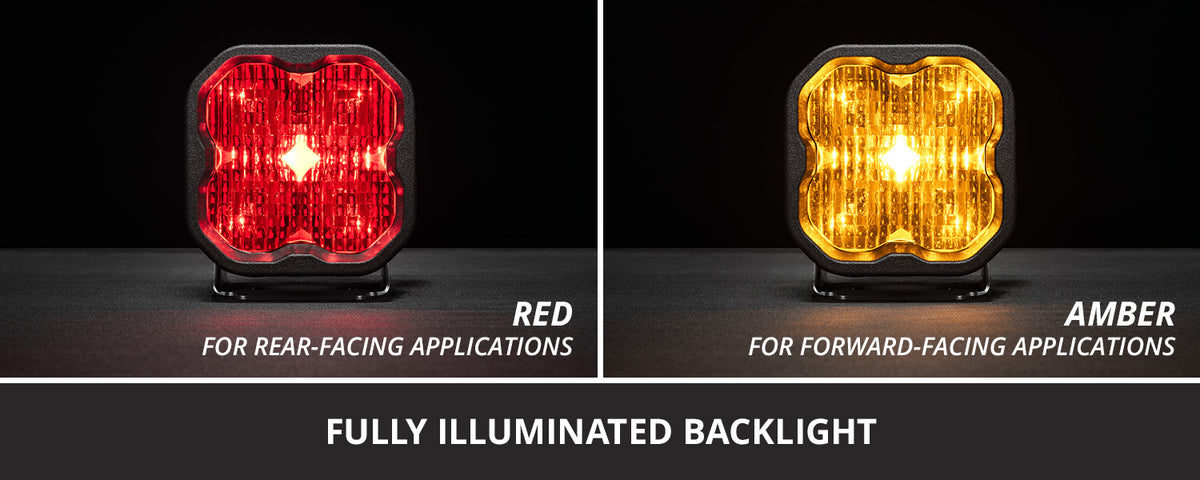 Diode Dynamics SS3 White Sport Flush Mount LED Pod (pair) for trucks and SUVs