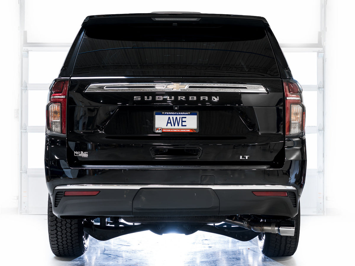 AWE 0FG exhaust for GMT T1XX Tahoe, Suburban, Yukon and Yukon XL 5.3L