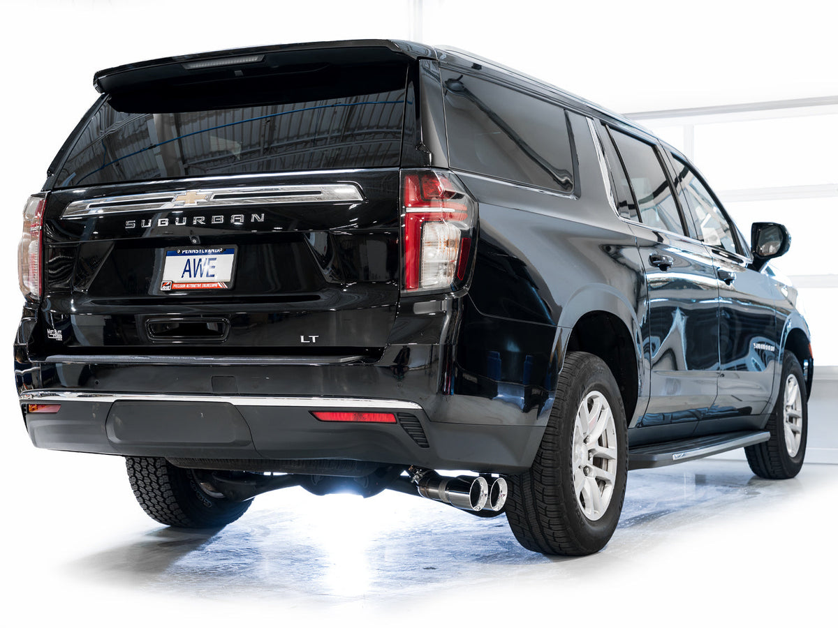 AWE 0FG exhaust for GMT T1XX Tahoe, Suburban, Yukon and Yukon XL 5.3L