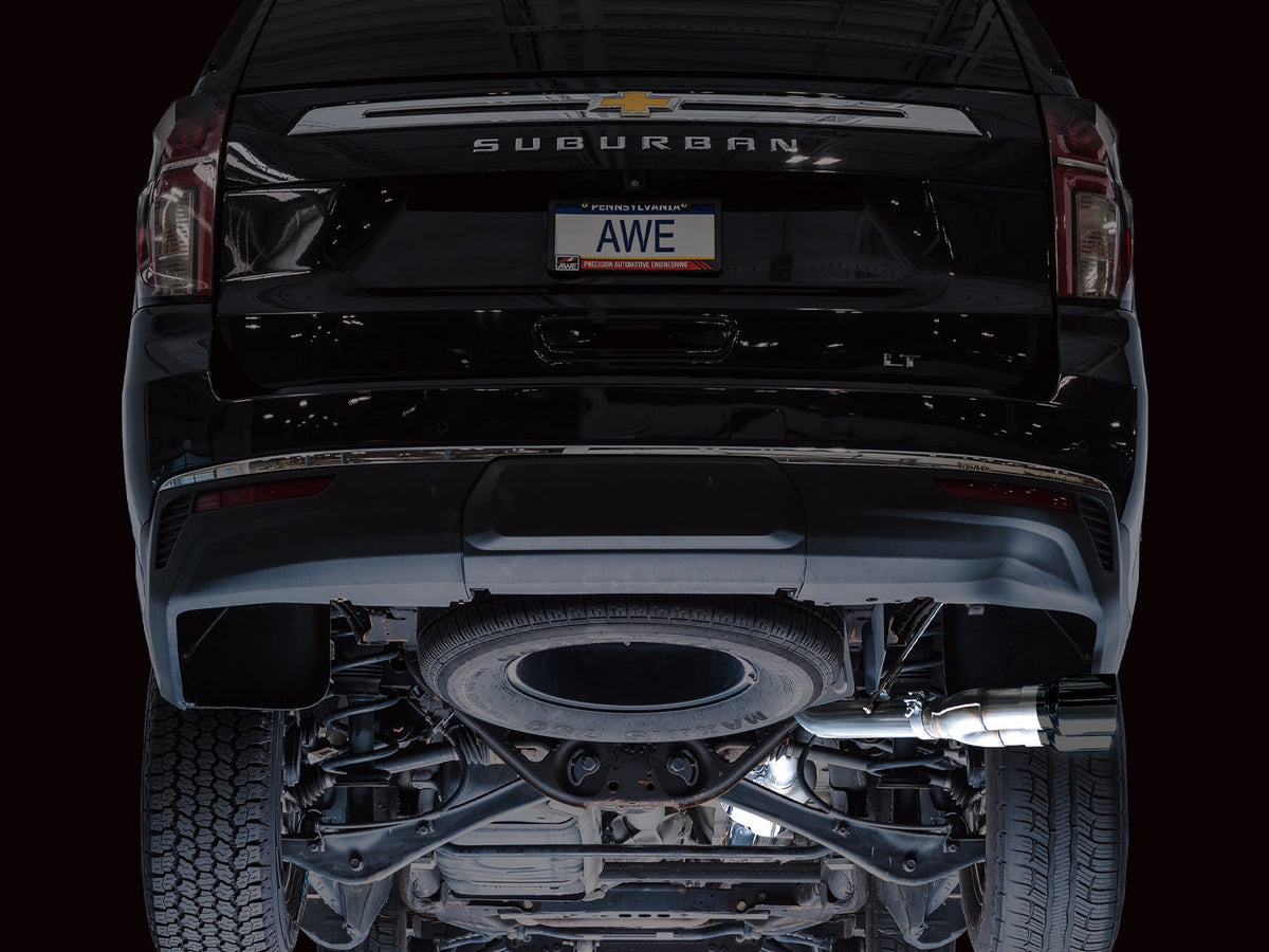 AWE 0FG exhaust for GMT T1XX Tahoe, Suburban, Yukon and Yukon XL 5.3L