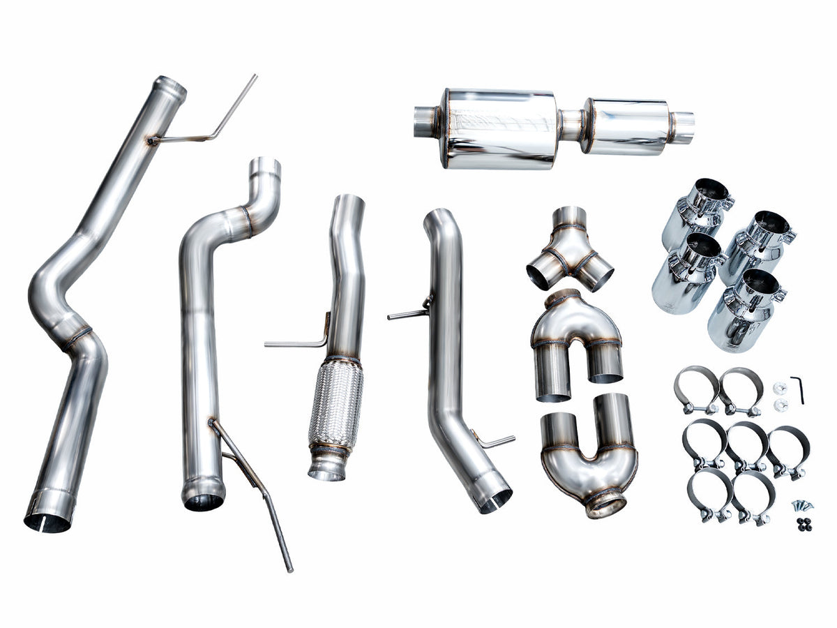 AWE 0FG exhaust for GMT T1XX Tahoe, Suburban, Yukon and Yukon XL 5.3L