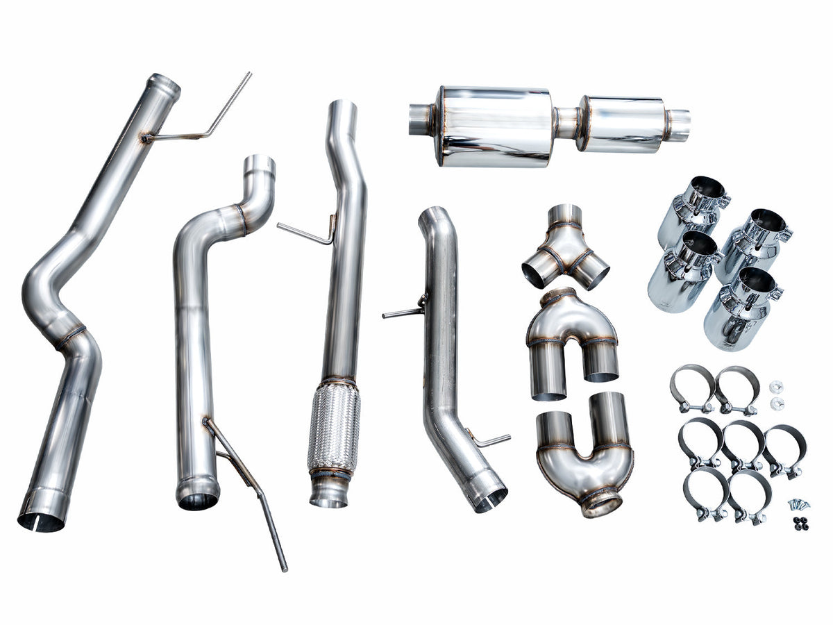 AWE 0FG exhaust for GMT T1XX Tahoe, Suburban, Yukon and Yukon XL 5.3L