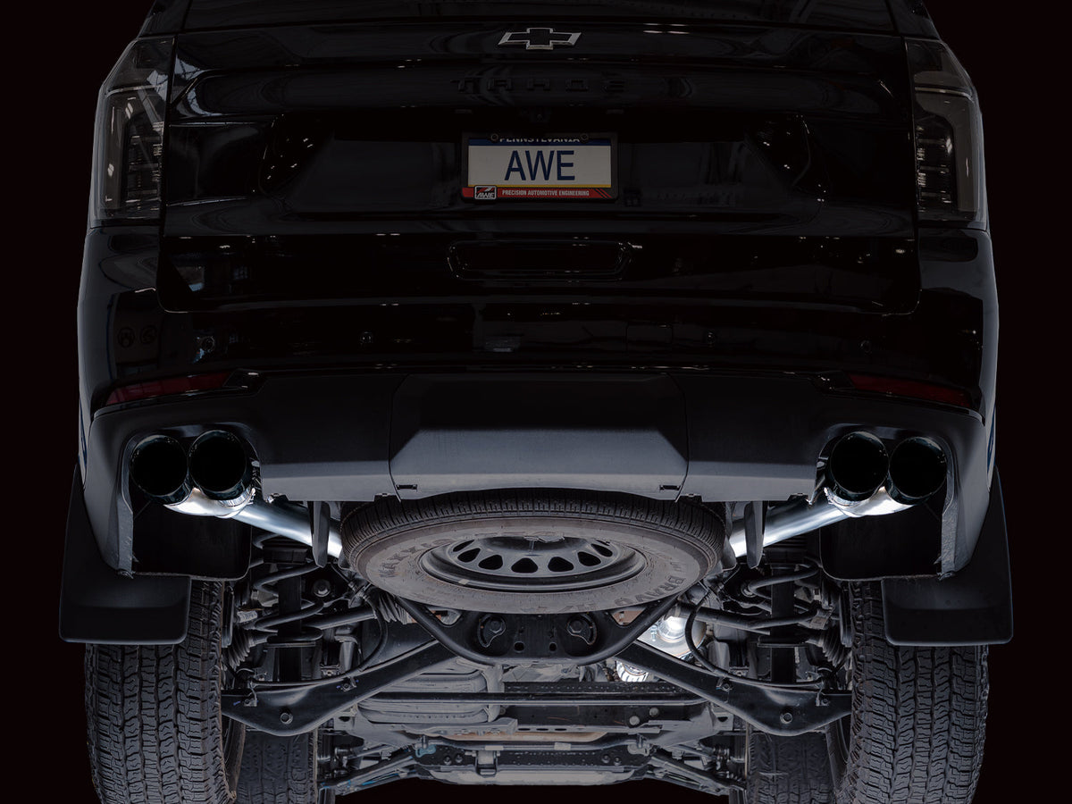 AWE 0FG exhaust for GMT T1XX Tahoe, Suburban, Yukon and Yukon XL 5.3L