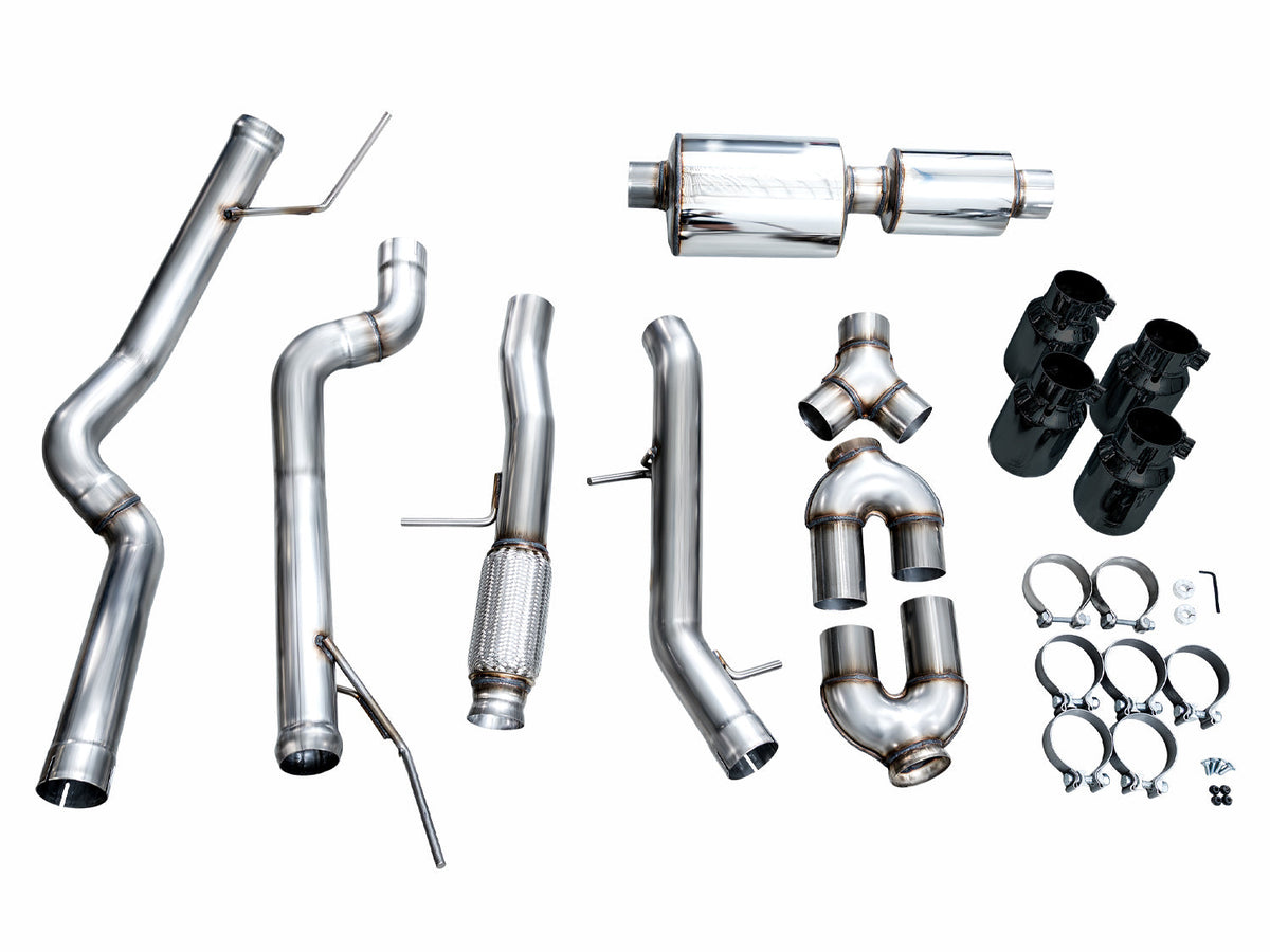 AWE 0FG exhaust for GMT T1XX Tahoe, Suburban, Yukon and Yukon XL 5.3L