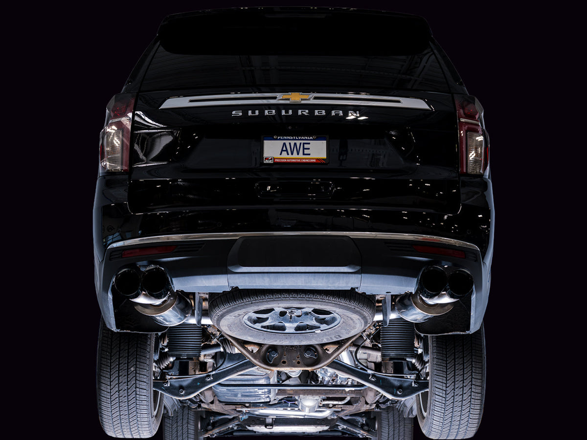 AWE 0FG exhaust for 2021+ Tahoe, Suburban, Yukon and Yukon XL 6.2L