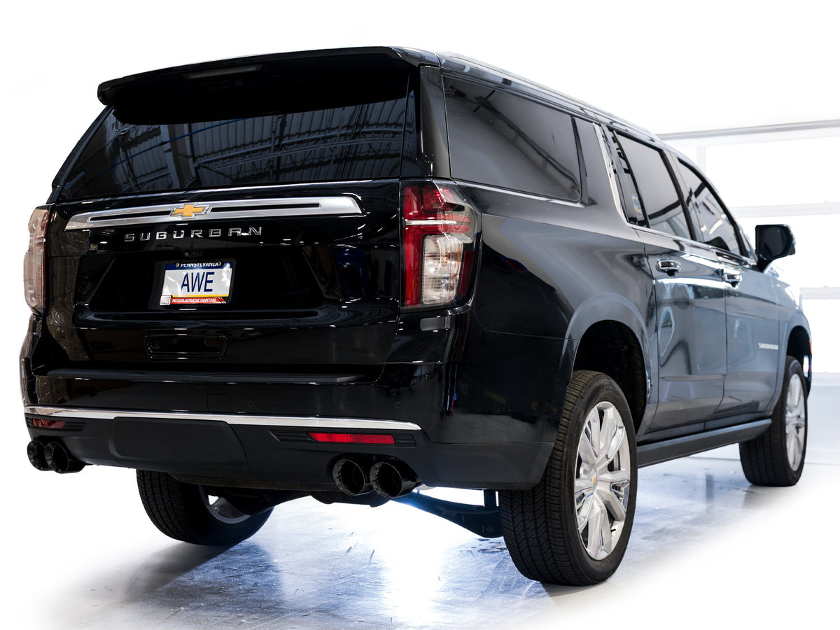 AWE 0FG exhaust for 2021+ Tahoe, Suburban, Yukon and Yukon XL 6.2L