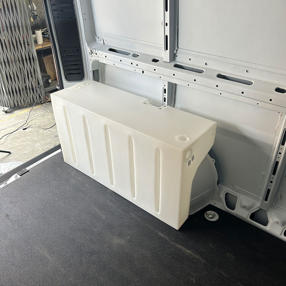 34 Gallon Wheel Well Water Tank (Drivers Side) for 2013-2026 Dodge / RAM Promaster 1500, 2500, 3500 136", 159" and 159" EXT