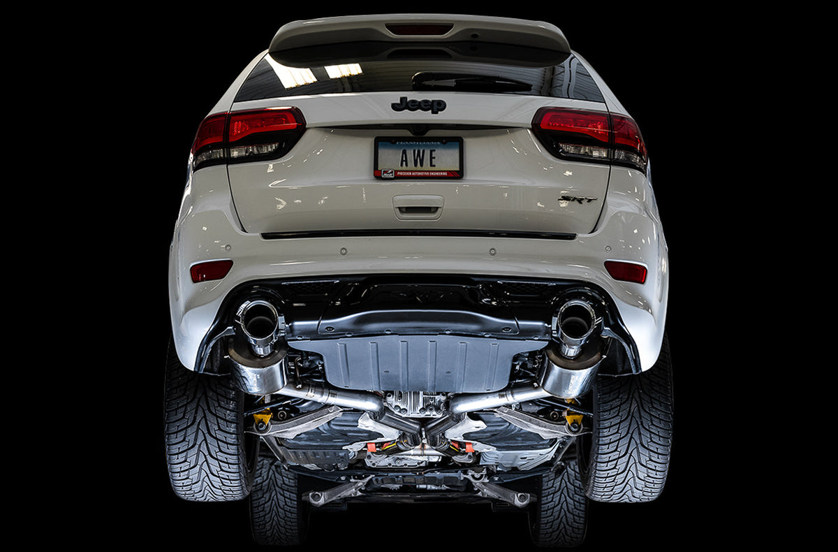 AWE exhaust suite for Jeep WK2 Grand Cherokee SRT