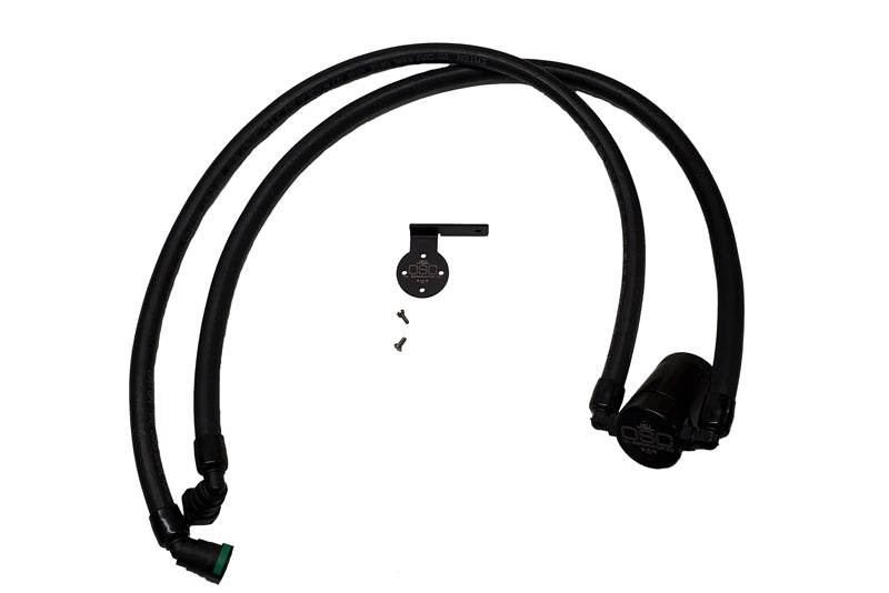 J&L Oil Separator 3.0 Passenger Side, Black Anodized - S&B