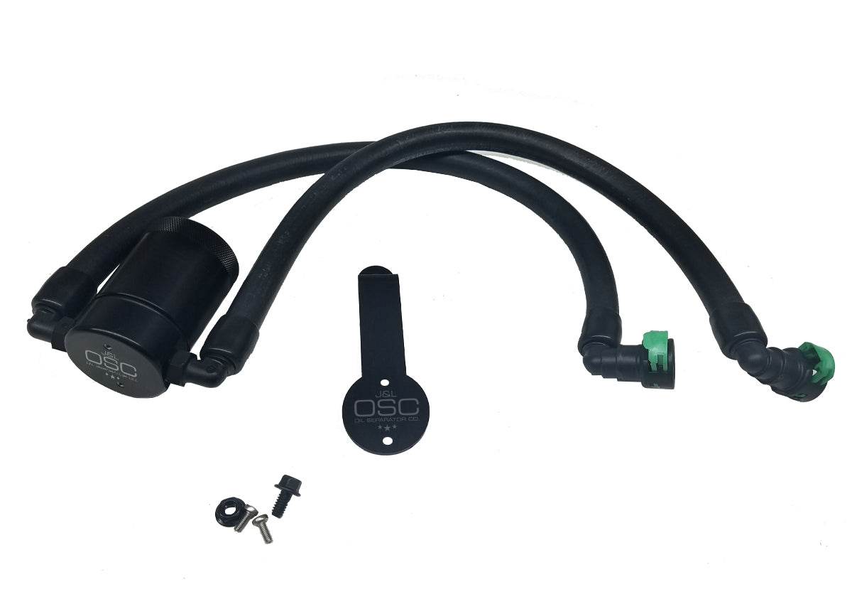 J&L Oil Separator 3.0 CCV Side, Black Anodized - S&B