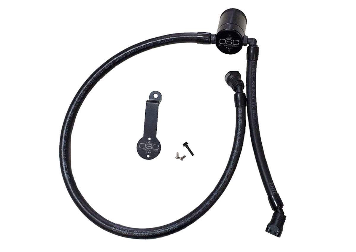 J&L Oil Separator 3.0 Driver Side, Black Anodized - S&B