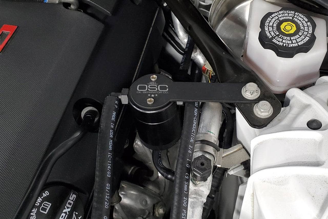 J&L Oil Separator 3.0 Driver Side, Black Anodized