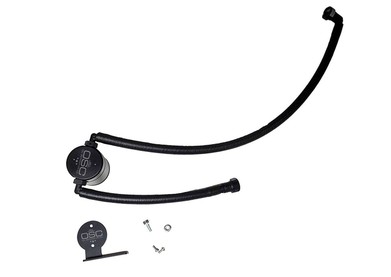 J&L Oil Separator 3.0 Passenger Side, Black Anodized