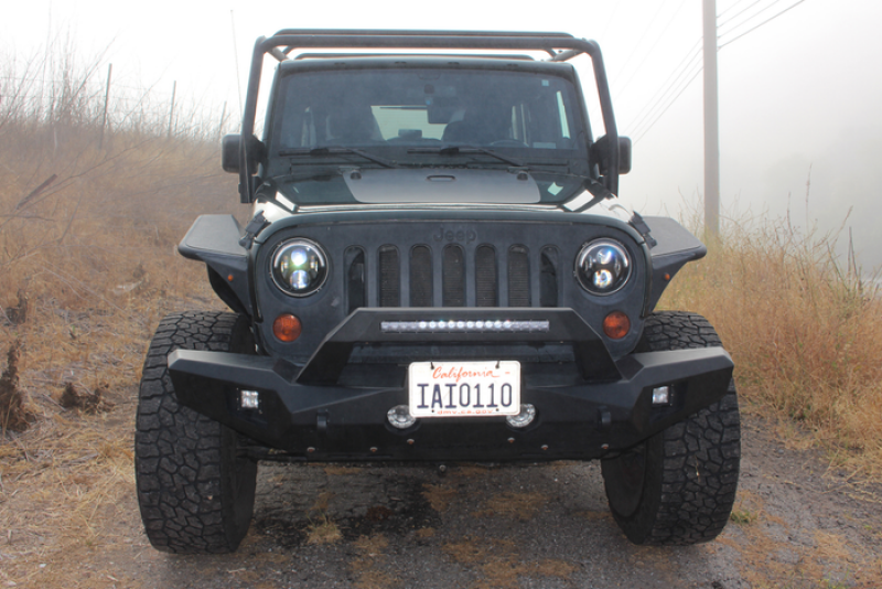 Body Armor 4x4 Orion Full-Width Front Winch Bumper, fits Jeep Wrangler