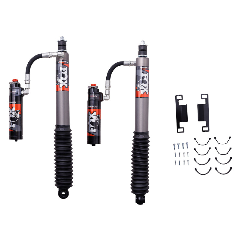 FOX 2.5 Performance Elite Rear Reservoir Shocks, DSC EVO (0-1.5 in. Lift), fits Toyota Tacoma