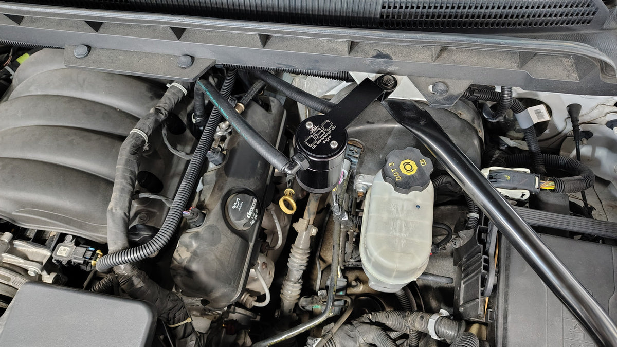 J&L Oil Separator 3.0 for 2014-2018 Chevy Silverado and GMC Sierra 1500 4.3L