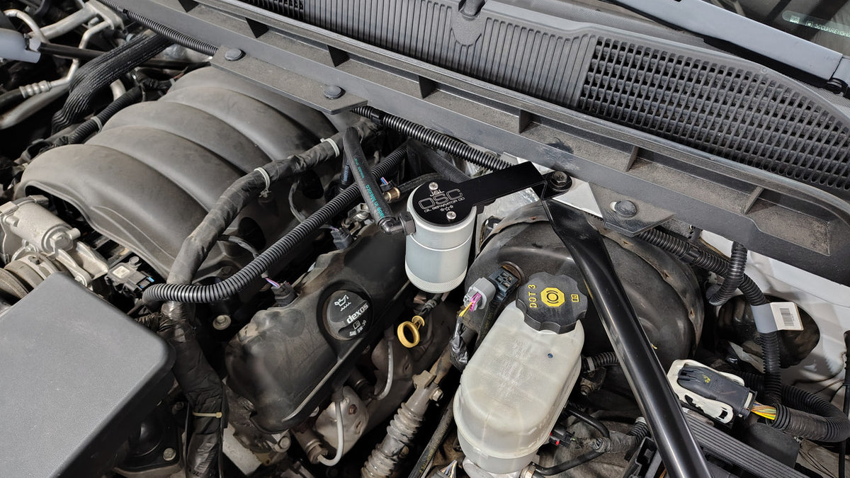 J&L Oil Separator 3.0 for 2014-2018 Chevy Silverado and GMC Sierra 1500 4.3L