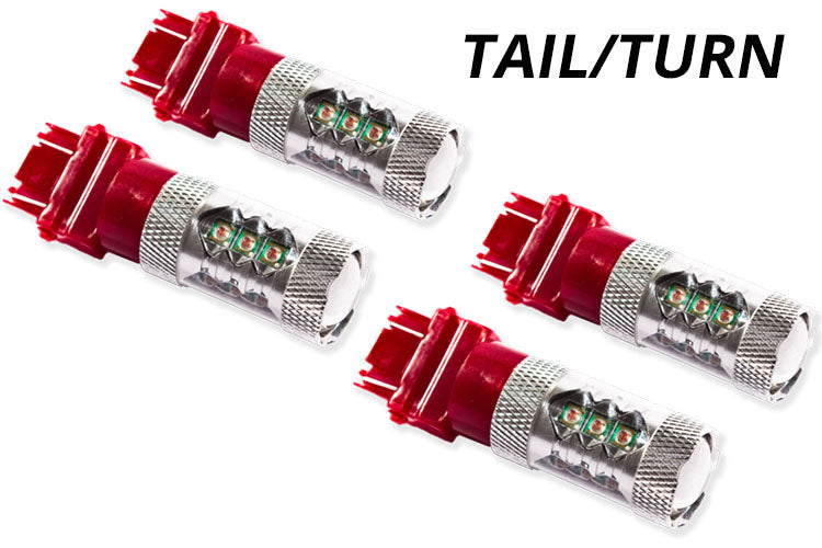 Diode Dynamics 3157 XP80 red LED 4-pack for 2007-2013 GMC Sierra 1500